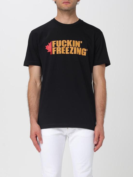 25FW 디스퀘어드2 반팔 티셔츠 S74GD1450D20020 900 Black