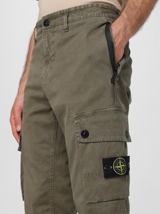 25FW 스톤 아일랜드 스트레이트 팬츠 3100034S00L1 V0154 Military - STONE ISLAND