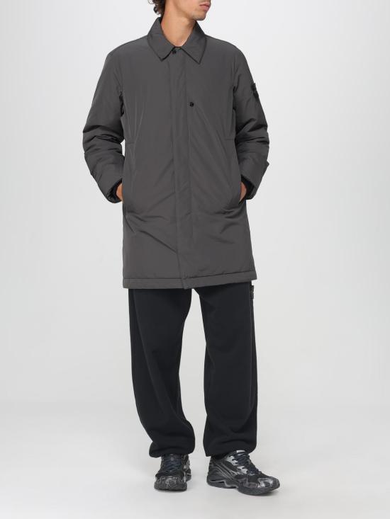 25FW 스톤 아일랜드 마이크로 트윌 패디드 카코트 7100007S0026 V0062 Grey - STONE ISLAND