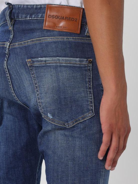 25FW 디스퀘어드2 데님 팬츠 S74LB1727S30872 470 Navy - DSQUARED2