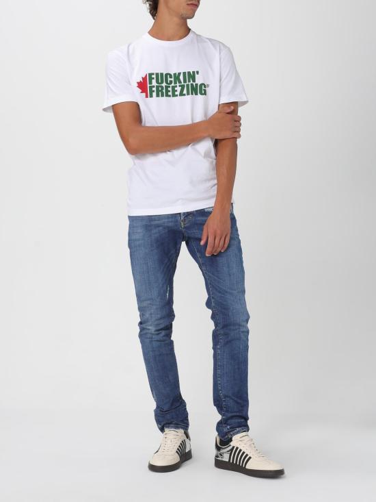 25FW 디스퀘어드2 데님 팬츠 S74LB1727S30872 470 Navy - DSQUARED2