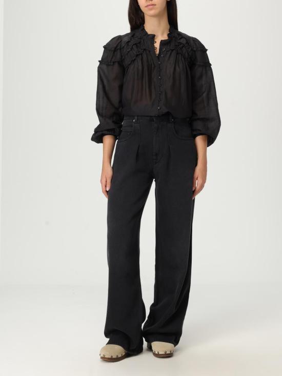 25FW 이자벨마랑에뚜왈 블라우스 HT0681FBB3J04E 01BK Black - ISABEL MARANT ETOILE