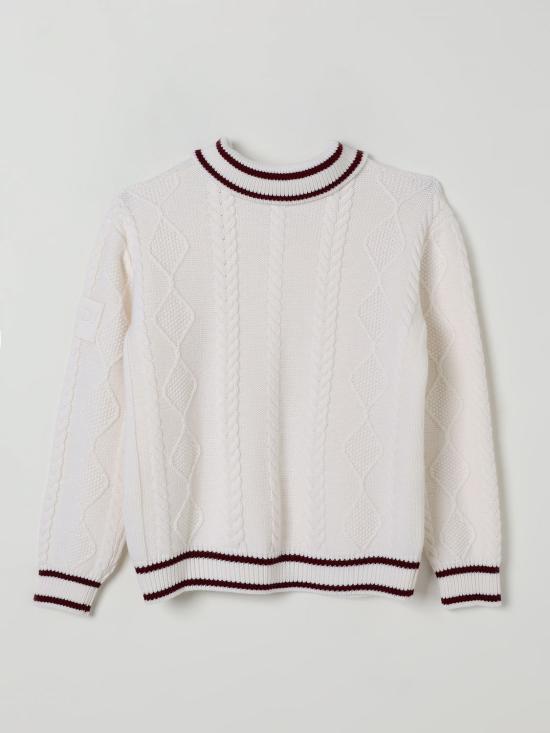 25FW [키즈] 펜디 폴로 셔츠 JUG190AUL2 F0TU9 White - FENDI