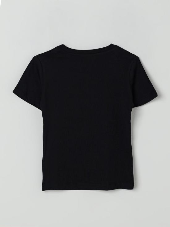 25FW [키즈] 발망 티셔츠 BX8Q61Z3186 930NE Black - BALMAIN