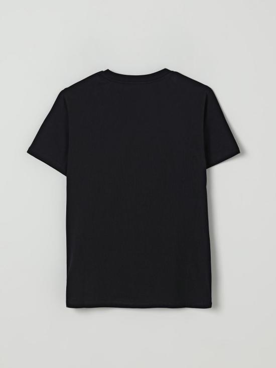 25FW [키즈] 발망 티셔츠 BX8R51Z3186 930OR Black - BALMAIN