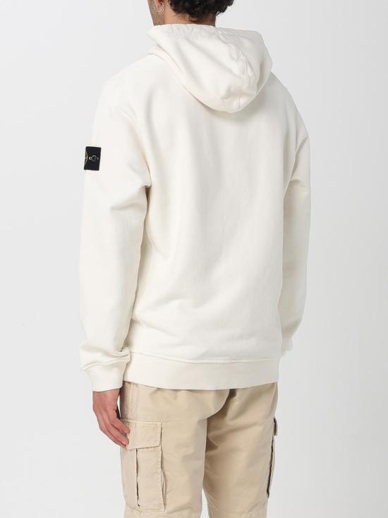 25FW 스톤 아일랜드 후드 티셔츠 6100029S0A20 V0093 Ivory - STONE ISLAND