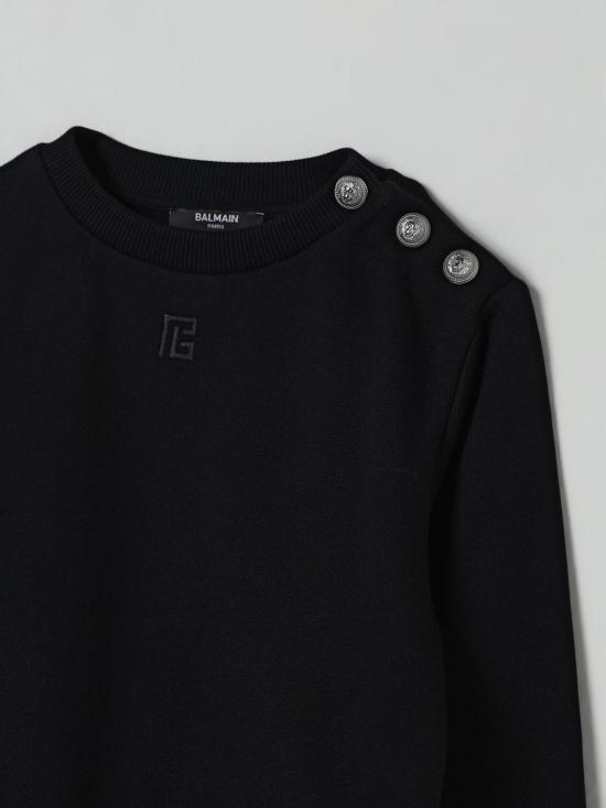 25FW [키즈] 발망 풀오버 BX4P20Z3183 930AG Black - BALMAIN