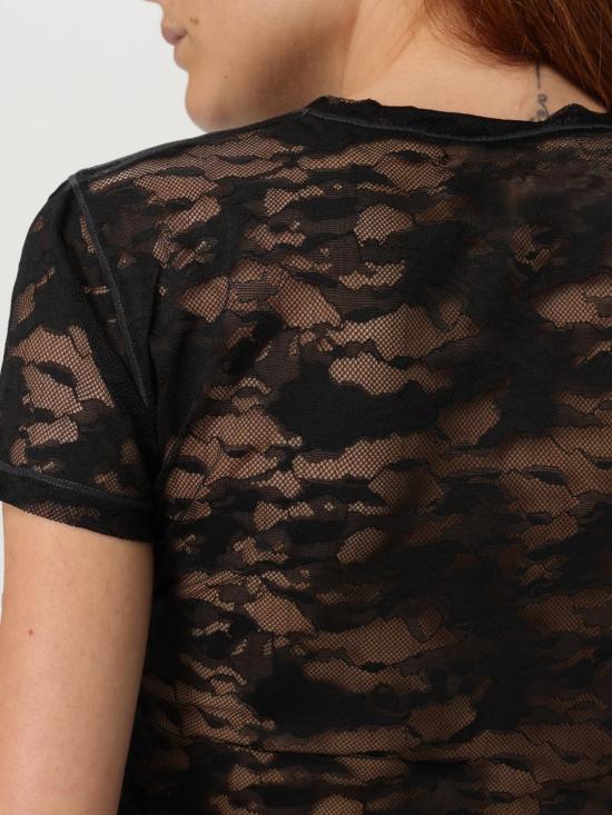 25FW 디젤 반팔 티셔츠 A183150DRAK 900 Black - DIESEL