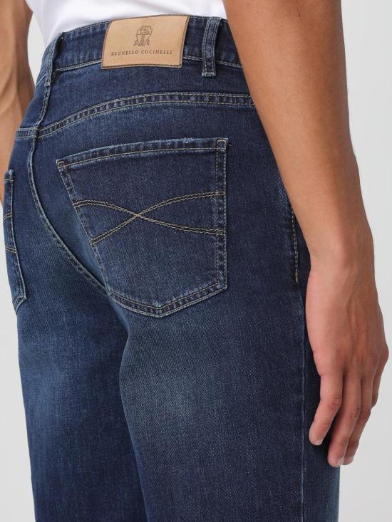 25FW 브루넬로 쿠치넬리 데님 팬츠 M283PD3210 C1468 Blue - BRUNELLO CUCINELLI