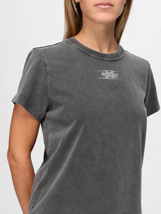 25FW 알렉산더 왕 반팔 티셔츠 4CC4241514 208A Black - ALEXANDER WANG