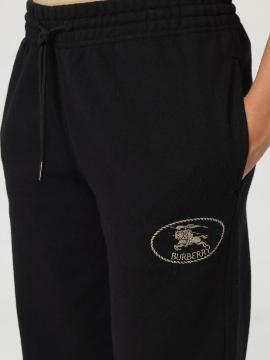 25FW 버버리 코튼 조깅 팬츠  8111679 Black - BURBERRY