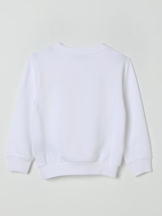 25FW [키즈] 발망 풀오버 BX4P10Z3183 100NE White - BALMAIN