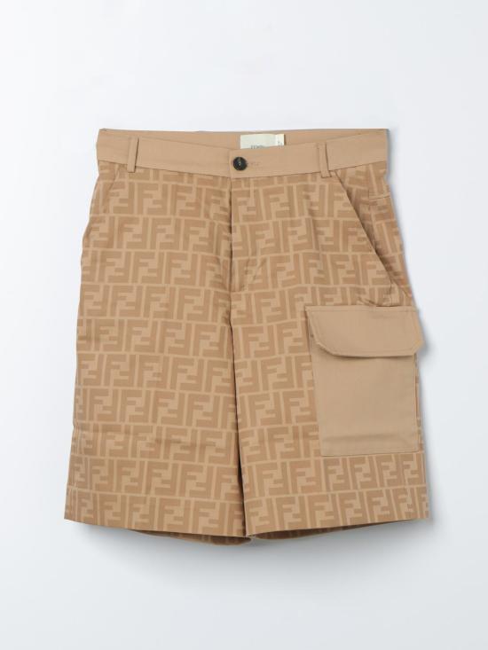 25FW [키즈] 펜디 쇼츠/버뮤다 JMF462AQSP F1F4G Beige