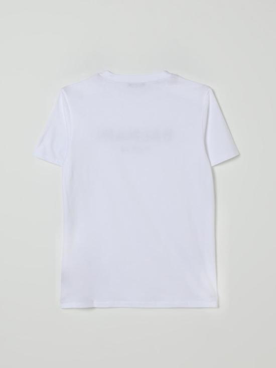 25FW [키즈] 발망 티셔츠 BX8P01Z3186 100NE White - BALMAIN
