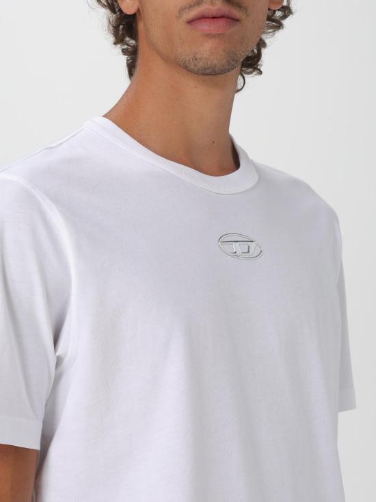 25FW 디젤 반팔 티셔츠 A178800CLBR 100 White - DIESEL