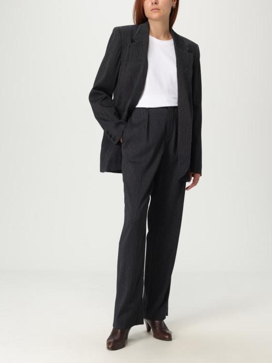 25FW 이자벨마랑 스트레이트 팬츠 PA0480FBC3F04I BKMD Black - ISABEL MARANT