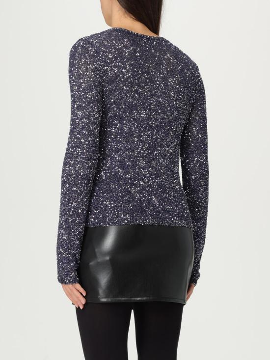 25SS 발렌시아가 스웨터 813115T7196 8070 Navy - BALENCIAGA