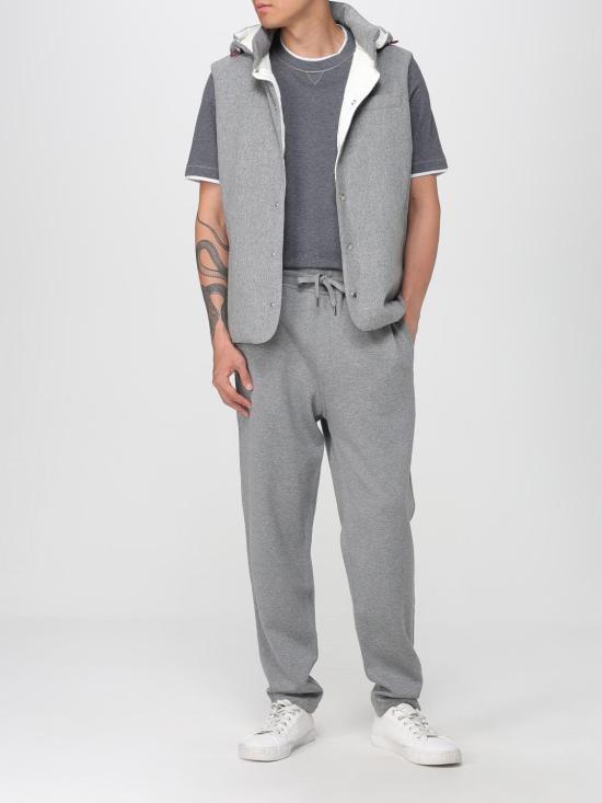 25FW 브루넬로 쿠치넬리 트레이닝/조거 팬츠 MM8313243G C1253 Grey - BRUNELLO CUCINELLI