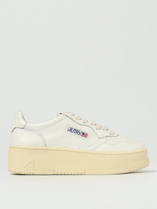 25FW 오트리 메달리스트 플랫폼 스니커즈 PTLW LL15 White