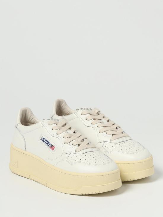 25FW 오트리 메달리스트 플랫폼 스니커즈 PTLW LL15 White - AUTRY