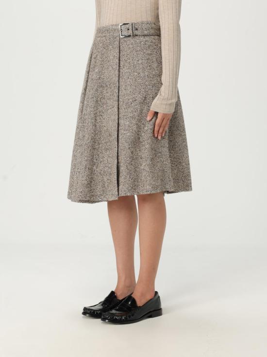 25FW 브루넬로 쿠치넬리 미디 스커트 MG530G3906 C6286 Beige - BRUNELLO CUCINELLI