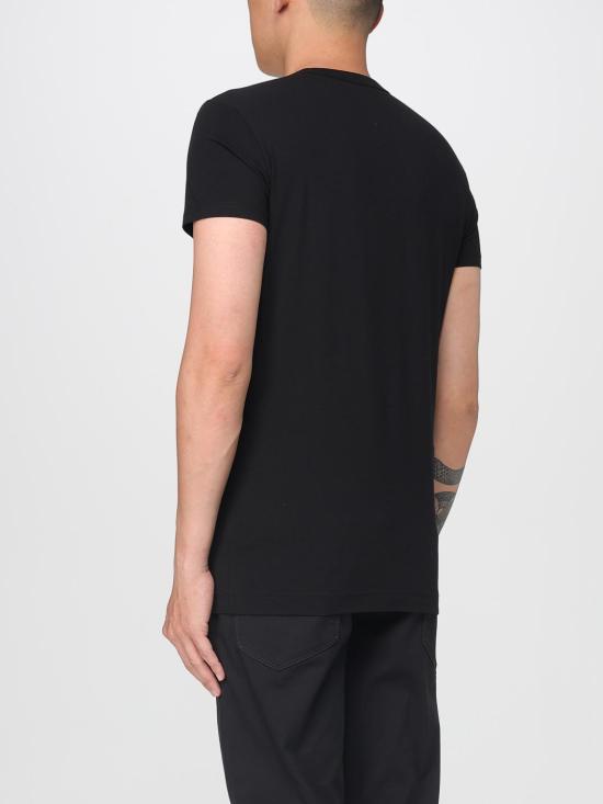 25FW 돌체앤가바나 반팔 티셔츠 G8SX0ZG7PIY N0000 Black - DOLCE & GABBANA