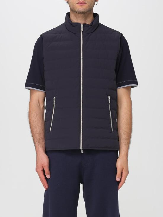 25FW 브루넬로 쿠치넬리 베스트 MM4911797 CVL16 Blue