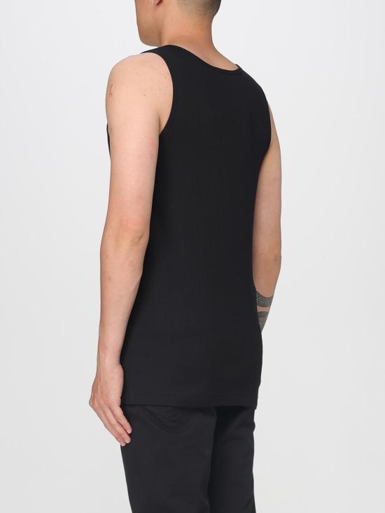 25FW 돌체앤가바나 민소매 티셔츠 G8QG9ZG7PGP N0000 Black - DOLCE & GABBANA