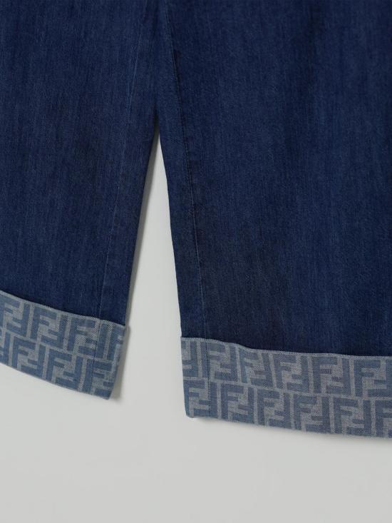25FW [키즈] 펜디 진 JUF149ATRF F0QG0 Denim - FENDI