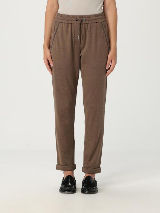 25FW 브루넬로 쿠치넬리 트레이닝/조거 팬츠 MD828SB899 C9122 Brown