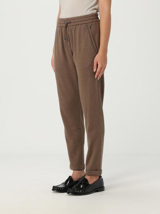 25FW 브루넬로 쿠치넬리 트레이닝/조거 팬츠 MD828SB899 C9122 Brown - BRUNELLO CUCINELLI