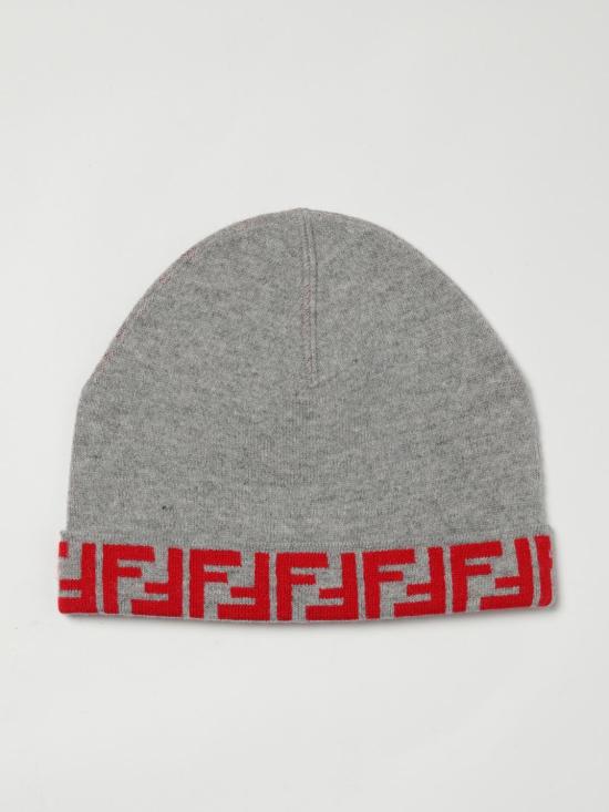 25FW [키즈] 펜디 모자 JUP063AO29 F0WZ4 Grey - FENDI