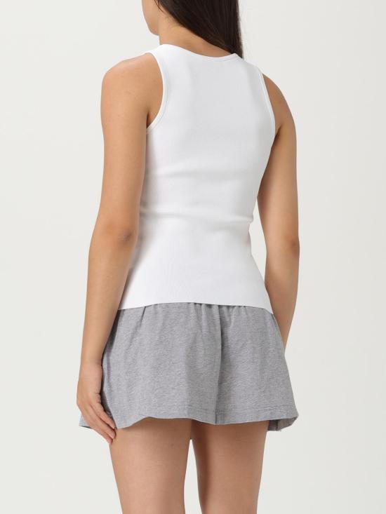 25FW 발렌시아가 민소매 티셔츠 835500T5231 9040 White - BALENCIAGA