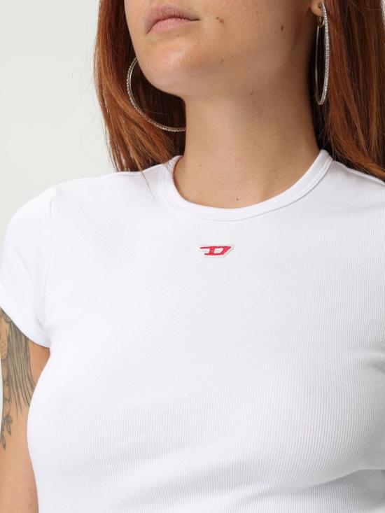 25FW 디젤 민소매 티셔츠 A193370EJAI 100 White - DIESEL