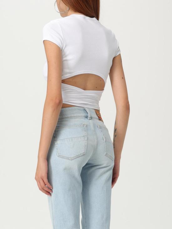 25FW 디젤 민소매 티셔츠 A193370EJAI 100 White - DIESEL