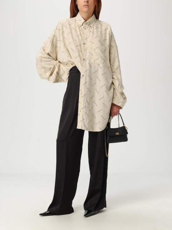 25SS 발렌시아가 블라우스 773300TRLB1 9711 Beige - BALENCIAGA