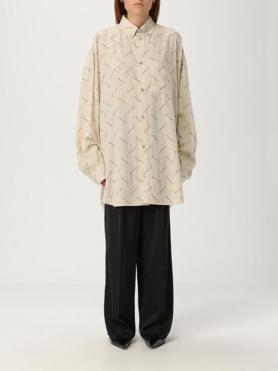 25SS 발렌시아가 블라우스 773300TRLB1 9711 Beige