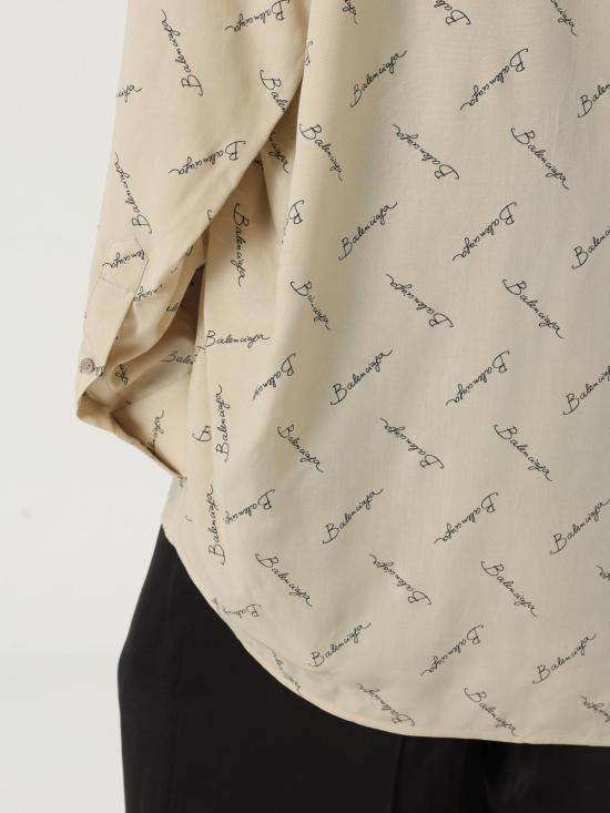 25SS 발렌시아가 블라우스 773300TRLB1 9711 Beige - BALENCIAGA