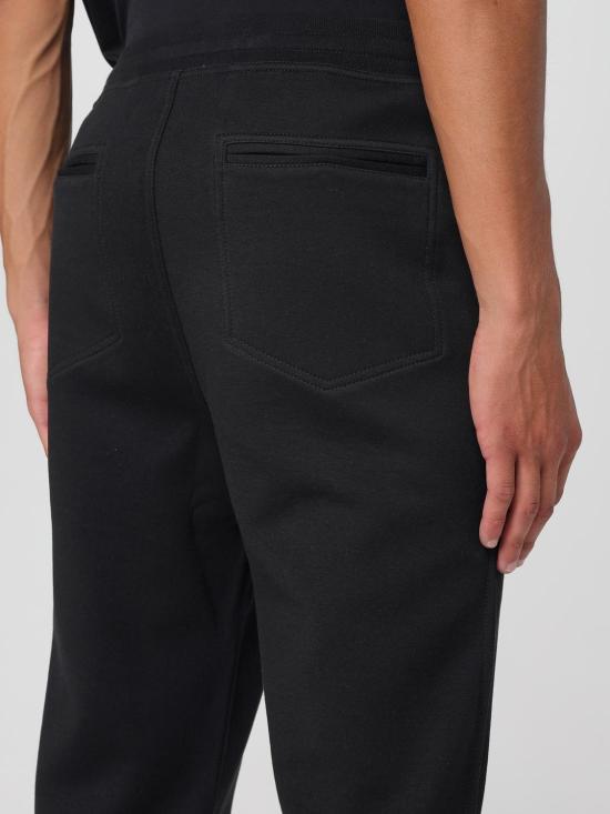 25FW 브루넬로 쿠치넬리 스트레이트 팬츠 MM8313243G C101 Black - BRUNELLO CUCINELLI