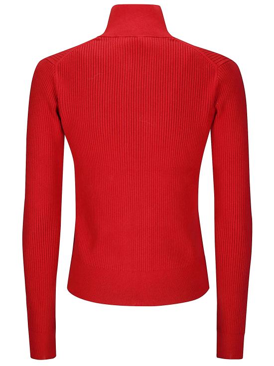 25FW JW앤더슨 가디건 KW1353YN0398 445 CRIMSON RED - JW ANDERSON