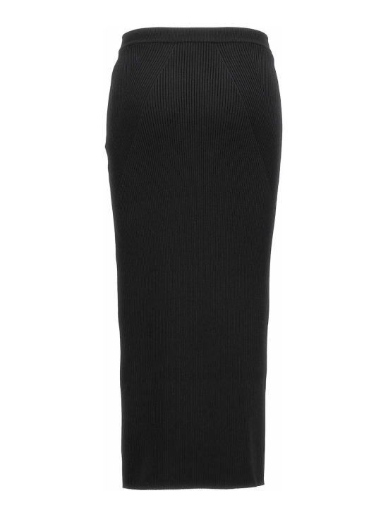  알렉산더 맥퀸 미디 스커트 768608Q1A651000 Black - ALEXANDER MCQUEEN