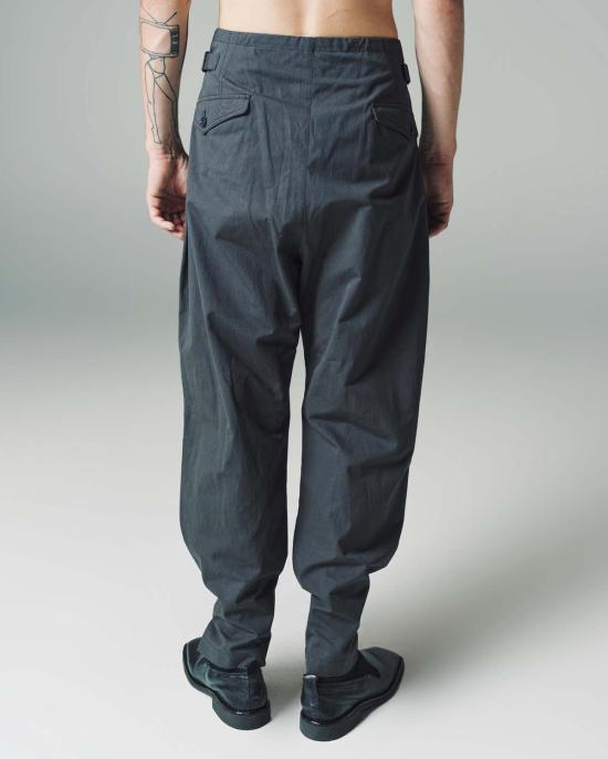  르메르 스트레이트 팬츠 맥시 밀리터리 팬츠 앤트라사이트 브라운 - LEMAIRE