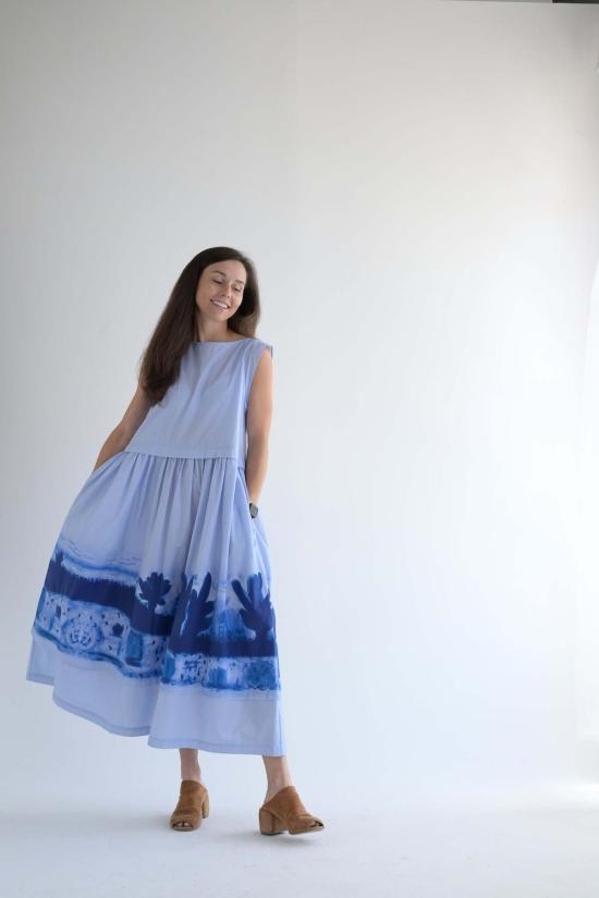  Toogood 롱 원피스 투굿 포터 코튼 드레스, 앞치마 포함 - OTHER BRANDS