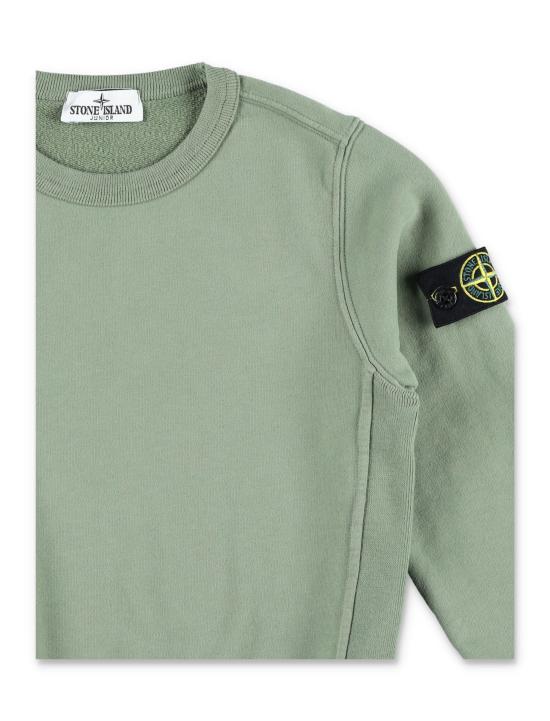 25FW [키즈] 스톤 아일랜드 니트/스웻셔츠 6100001S0A20 V0055 SALVIA GREEN - STONE ISLAND