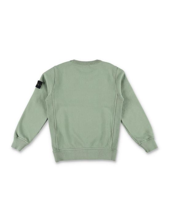 25FW [키즈] 스톤 아일랜드 니트/스웻셔츠 6100001S0A20 V0055 SALVIA GREEN - STONE ISLAND