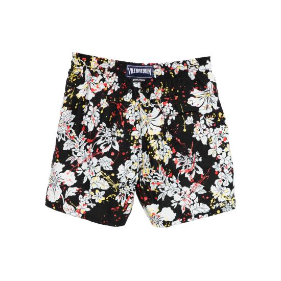 25FW 팜앤젤스 스윔팬츠 PMFD01AF25FA B004 1001 BLACK WHITE - PALM ANGELS