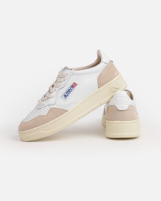 25FW 오트리 MEDALIST 메달리스트 로우탑 스니커즈 AULM LS33 WHITE White - AUTRY