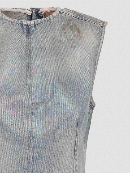  아크네 스튜디오 숏 원피스 A20780AUZ Dark Wash - ACNE STUDIOS