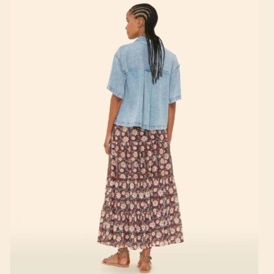  시레나 롱 스커트 비올라  시더 - XIRENA