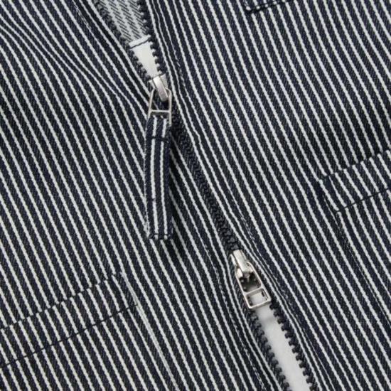  유니버셜웍스 베스트 유니버설 웍스 마린 조끼 인디고 히크리 스트라이프 - UNIVERSAL WORKS